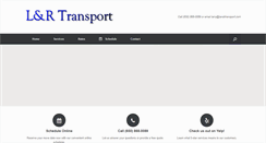 Desktop Screenshot of landrtransport.com